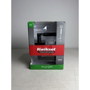 Kwikset 720PVL PRAVA LEVER MATTE BLACK Hall/Closet Reversible Handle 97201-119